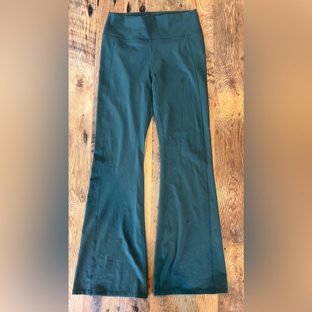 Fabletics PureLuxe Green Leggings High-Waisted Performance